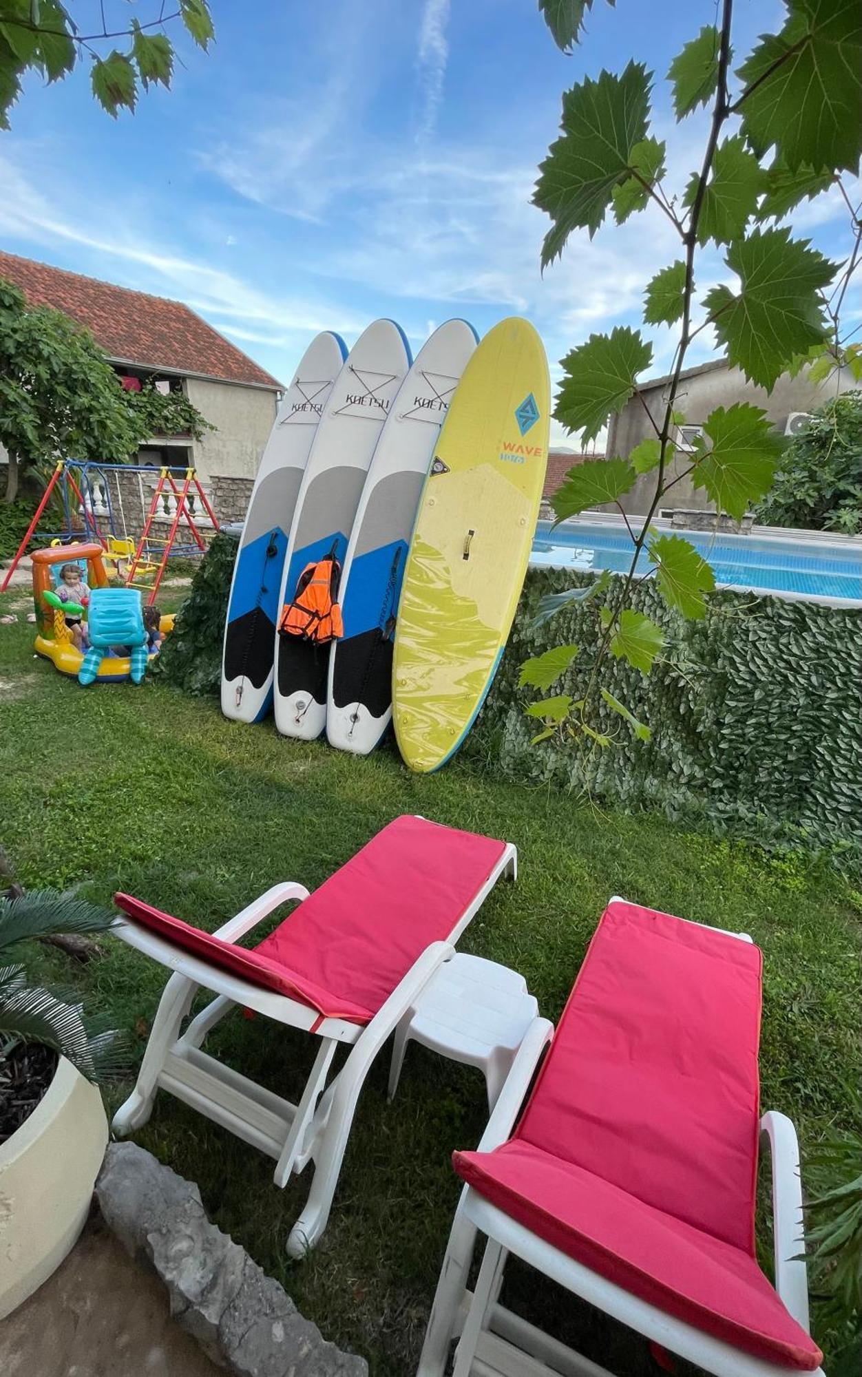 Family House With Pool & Sea View Aparthotel Bijela Luaran gambar
